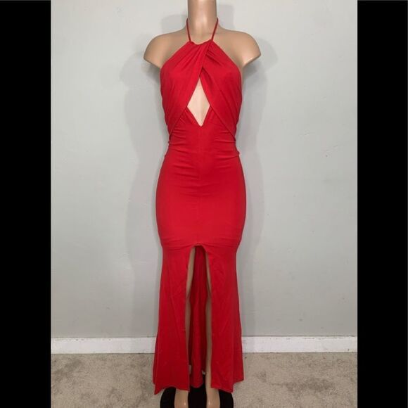 NWT LOVERS + FRIENDS Rosa Gown in Red Rose, Size S - Picture 5 of 10